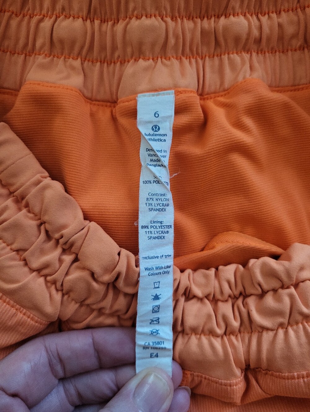 Lululemon Track Attack Shorts Size 6 EUC